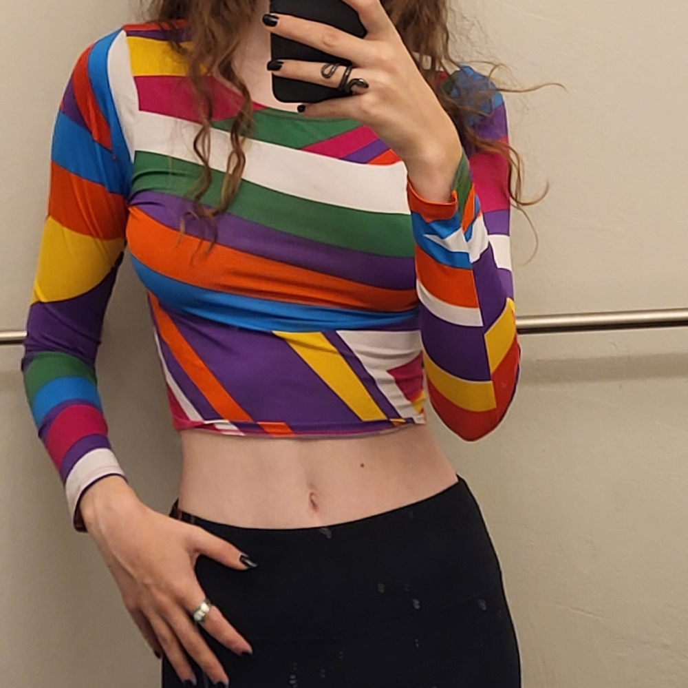 ✨️5/25✨️Color block shirt